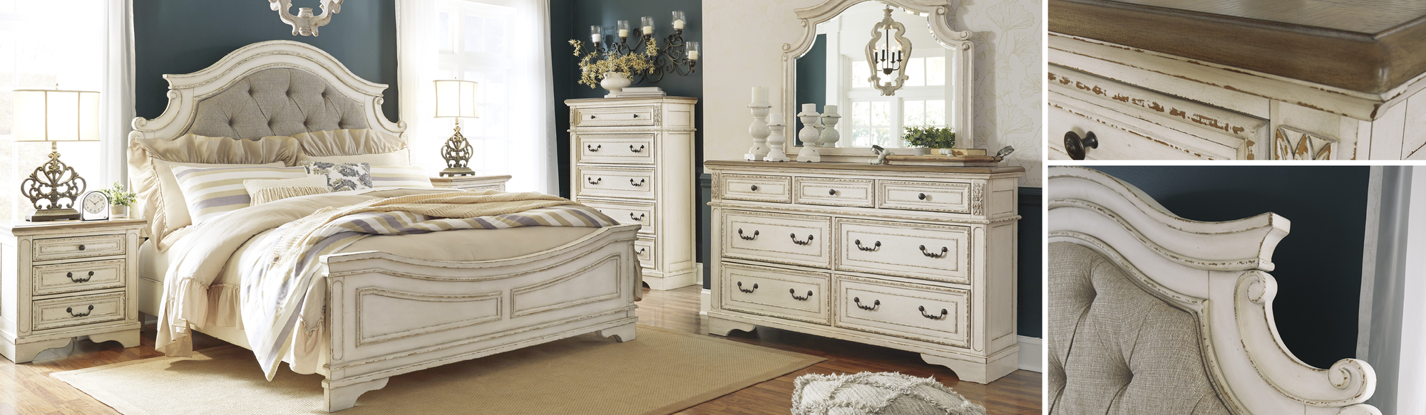 Shop the Realyn Bedroom Suite at JR Furniture Store in Fayetteville, NC 28311