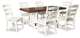 Valebeck Dining Table and 6 Chairs JR Furniture Storefurniture, home furniture, home decor