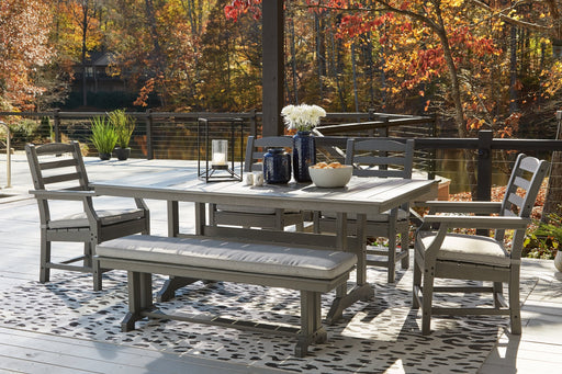 Visola Outdoor Dining Table and 4 Chairs and Bench JR Furniture Storefurniture, home furniture, home decor