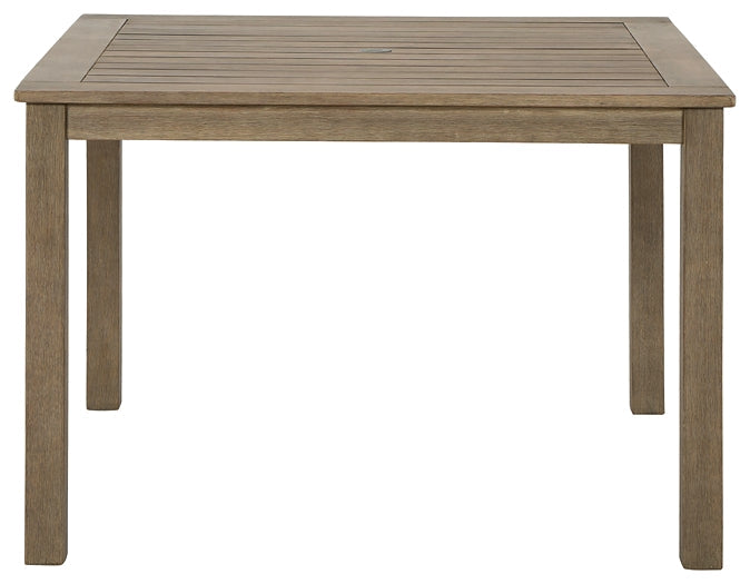 Aria Plains Square Dining Table w/UMB OPT JR Furniture Store