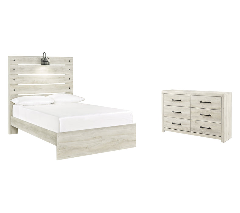 Cambeck Queen Panel Bed with Dresser JR Furniture Store