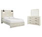 Cambeck Queen Panel Bed with Mirrored Dresser, Chest and Nightstand JR Furniture Store