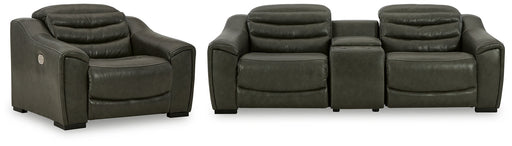 Center Line 3-Piece Sectional with Recliner JR Furniture Store