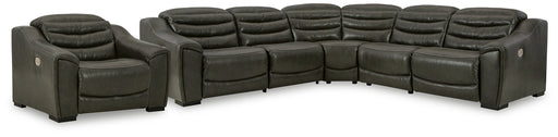 Center Line 5-Piece Sectional with Recliner JR Furniture Store