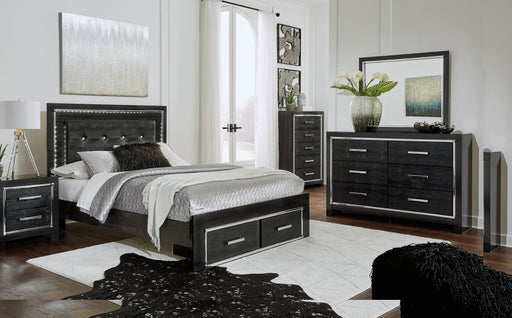 Kaydell Queen Panel Bed with Storage with Mirrored Dresser, Chest and Nightstand JR Furniture Storefurniture, home furniture, home decor