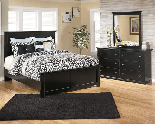 Maribel King Panel Bed with Mirrored Dresser JR Furniture Storefurniture, home furniture, home decor