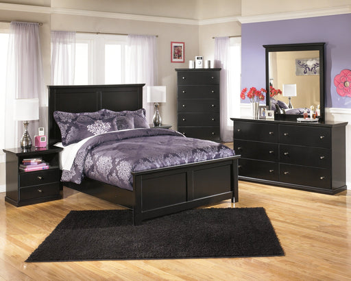 Maribel King Panel Bed with Mirrored Dresser and 2 Nightstands JR Furniture Storefurniture, home furniture, home decor