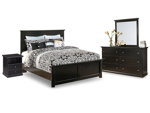 Maribel Queen Panel Bed with Mirrored Dresser and Nightstand JR Furniture Storefurniture, home furniture, home decor