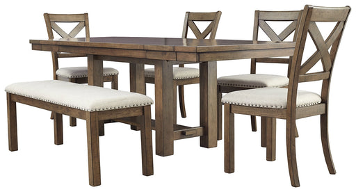 Moriville Dining Table and 4 Chairs and Bench JR Furniture Storefurniture, home furniture, home decor