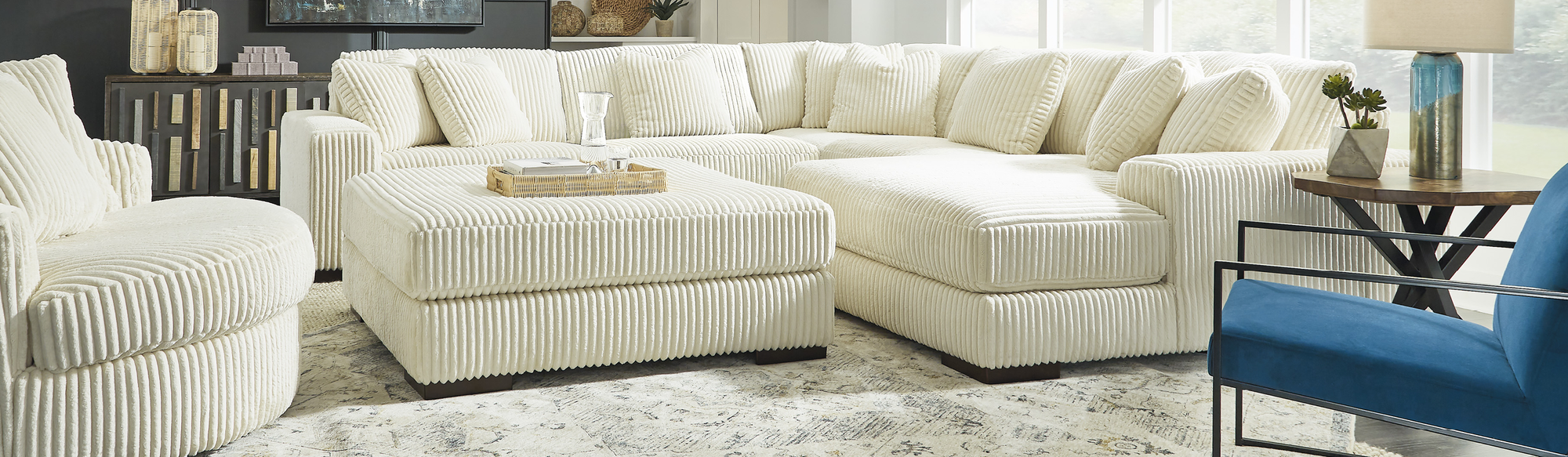 Shop the Lindyn Sectional at JR Furniture Store in Fayetteville, NC 28311