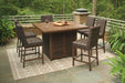 Paradise Trail Outdoor Bar Table and 6 Barstools JR Furniture Storefurniture, home furniture, home decor