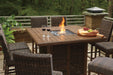 Paradise Trail Outdoor Bar Table and 8 Barstools JR Furniture Storefurniture, home furniture, home decor