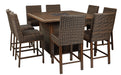 Paradise Trail Square Bar Table w/Fire Pit JR Furniture Storefurniture, home furniture, home decor