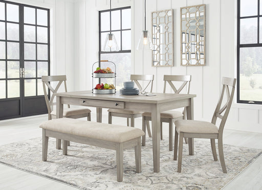 Parellen Dining Table and 4 Chairs and Bench JR Furniture Storefurniture, home furniture, home decor