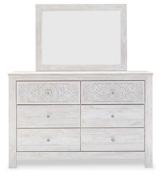Paxberry Queen Panel Bed with Mirrored Dresser and Chest JR Furniture Storefurniture, home furniture, home decor