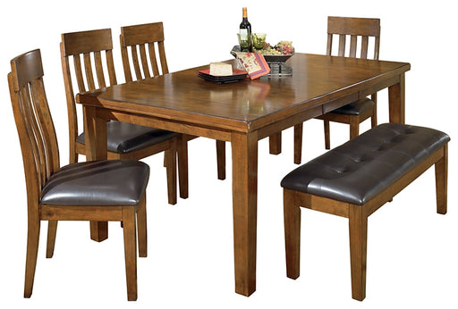 Ralene Dining Table and 4 Chairs and Bench JR Furniture Storefurniture, home furniture, home decor