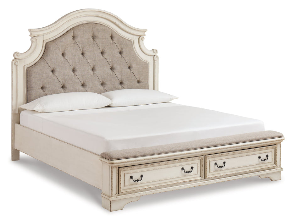 Realyn California King Upholstered Bed with Mirrored Dresser JR Furniture Storefurniture, home furniture, home decor