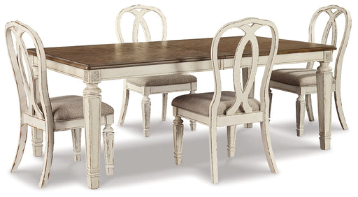 Realyn Dining Table and 4 Chairs JR Furniture Storefurniture, home furniture, home decor