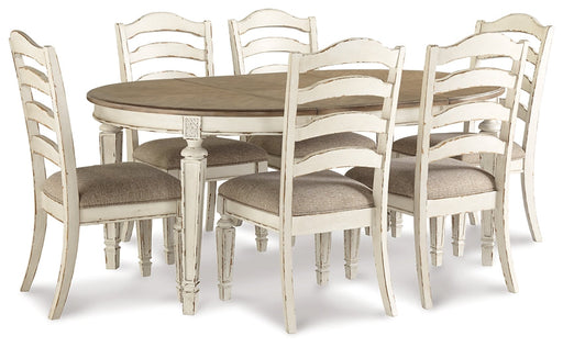 Realyn Dining Table and 6 Chairs JR Furniture Storefurniture, home furniture, home decor