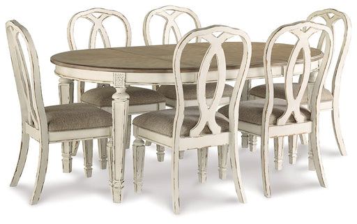 Realyn Dining Table and 6 Chairs JR Furniture Storefurniture, home furniture, home decor