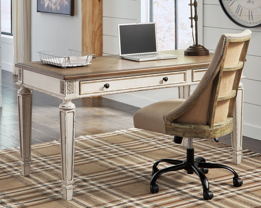 Realyn Home Office Desk JR Furniture Storefurniture, home furniture, home decor