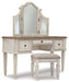 Realyn Vanity/Mirror/Stool (3/CN) JR Furniture Storefurniture, home furniture, home decor