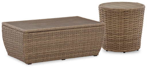 Sandy Bloom Outdoor Coffee Table with End Table JR Furniture Storefurniture, home furniture, home decor