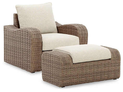 Sandy Bloom Outdoor Lounge Chair and Ottoman JR Furniture Storefurniture, home furniture, home decor