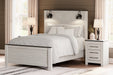 Schoenberg Queen Panel Bed with Mirrored Dresser and 2 Nightstands JR Furniture Storefurniture, home furniture, home decor