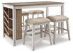 Skempton Counter Height Dining Table and 4 Barstools JR Furniture Storefurniture, home furniture, home decor