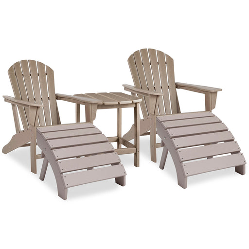 Sundown Treasure 2 Outdoor Adirondack Chairs and Ottomans with Side Table JR Furniture Storefurniture, home furniture, home decor
