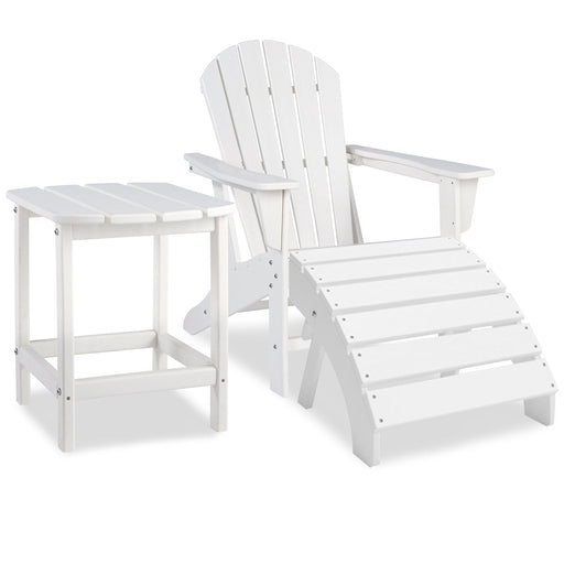 Sundown Treasure Outdoor Adirondack Chair and Ottoman with Side Table JR Furniture Storefurniture, home furniture, home decor
