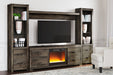 Trinell 4-Piece Entertainment Center with Electric Fireplace JR Furniture Storefurniture, home furniture, home decor
