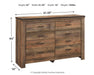 Trinell Six Drawer Dresser JR Furniture Storefurniture, home furniture, home decor