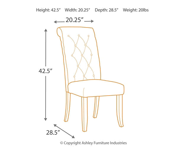 Tripton Dining UPH Side Chair (2/CN) JR Furniture Storefurniture, home furniture, home decor