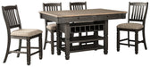 Tyler Creek Counter Height Dining Table and 4 Barstools JR Furniture Storefurniture, home furniture, home decor