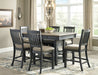 Tyler Creek Counter Height Dining Table and 6 Barstools JR Furniture Storefurniture, home furniture, home decor