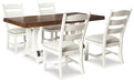 Valebeck Dining Table and 4 Chairs JR Furniture Storefurniture, home furniture, home decor