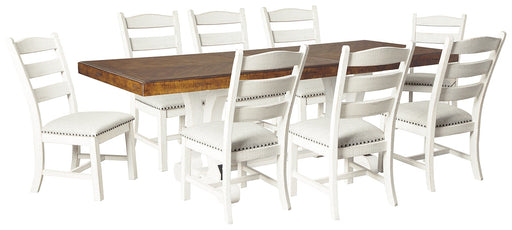 Valebeck Dining Table and 8 Chairs JR Furniture Storefurniture, home furniture, home decor