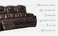 Warnerton PWR REC Sofa with ADJ Headrest JR Furniture Storefurniture, home furniture, home decor