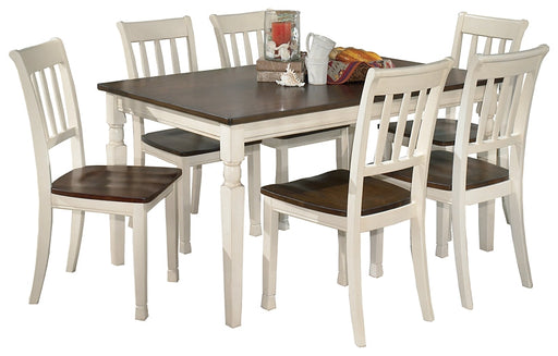 Whitesburg Dining Table and 6 Chairs JR Furniture Storefurniture, home furniture, home decor