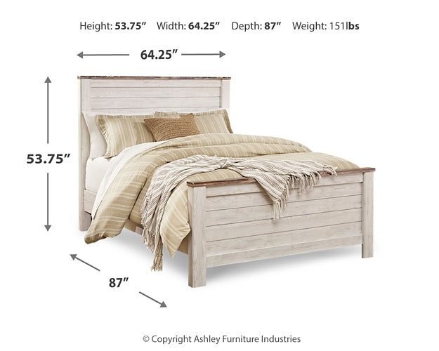 Willowton Queen Panel Bed JR Furniture Storefurniture, home furniture, home decor