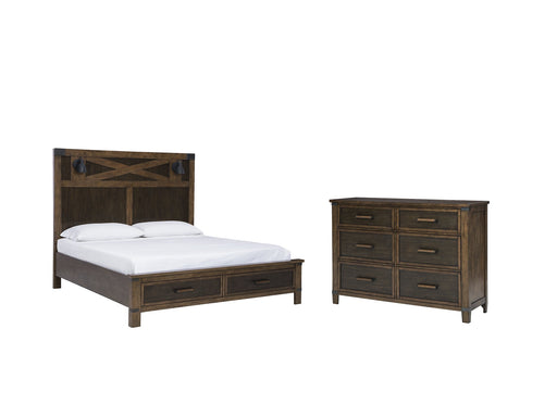 Wyattfield King Panel Bed with Dresser JR Furniture Storefurniture, home furniture, home decor
