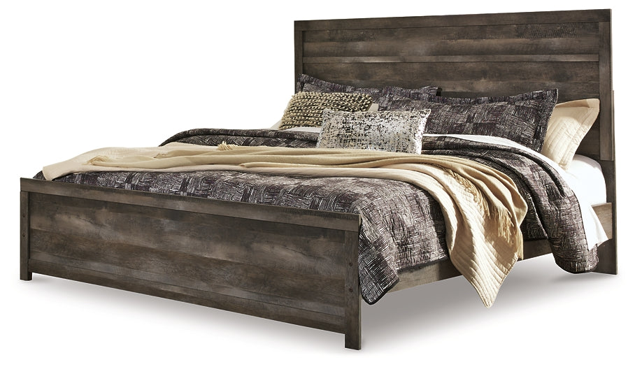 Wynnlow King Panel Bed with Mirrored Dresser and Nightstand JR Furniture Storefurniture, home furniture, home decor