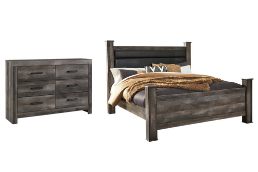 Wynnlow King Poster Bed with Dresser JR Furniture Storefurniture, home furniture, home decor