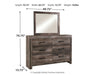 Wynnlow Queen Crossbuck Panel Bed with Mirrored Dresser JR Furniture Storefurniture, home furniture, home decor