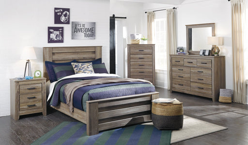 Zelen Full Panel Bed with Mirrored Dresser, Chest and Nightstand JR Furniture Storefurniture, home furniture, home decor