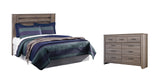 Zelen King/California King Panel Headboard with Dresser JR Furniture Storefurniture, home furniture, home decor