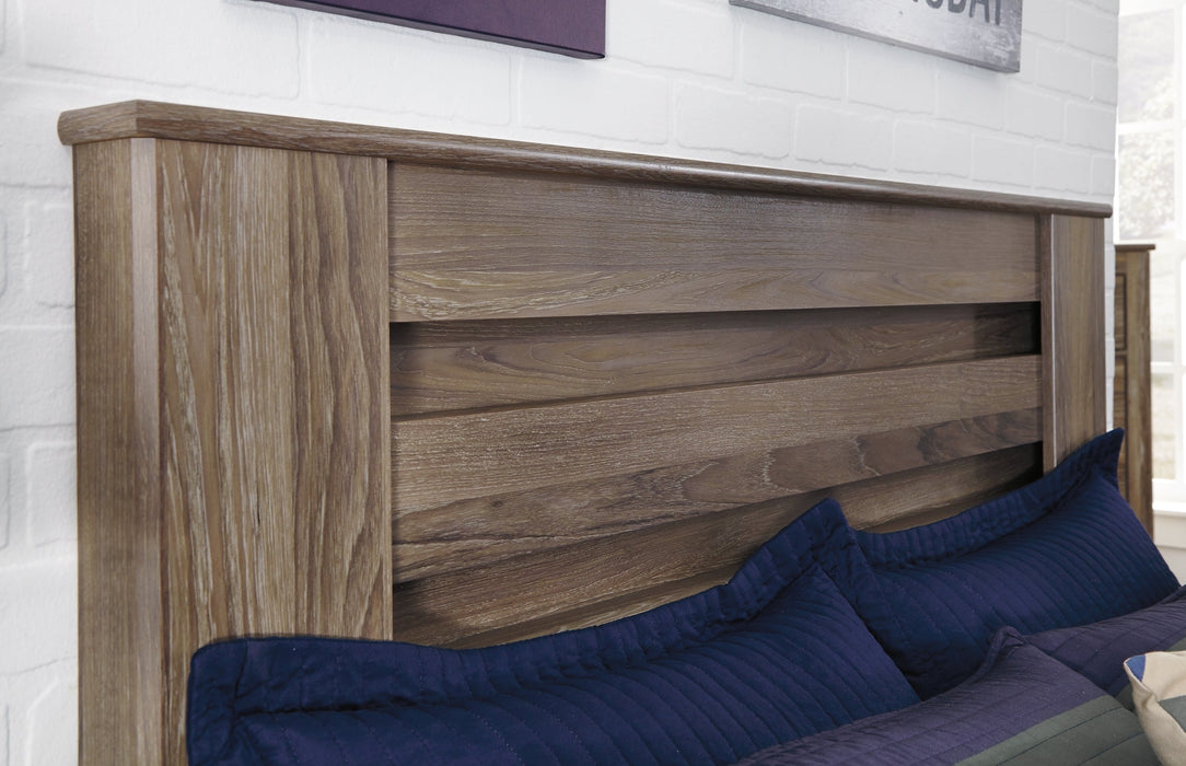 Zelen King Panel Bed with Mirrored Dresser JR Furniture Storefurniture, home furniture, home decor