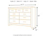 Zelen Queen/Full Panel Headboard with Dresser JR Furniture Storefurniture, home furniture, home decor